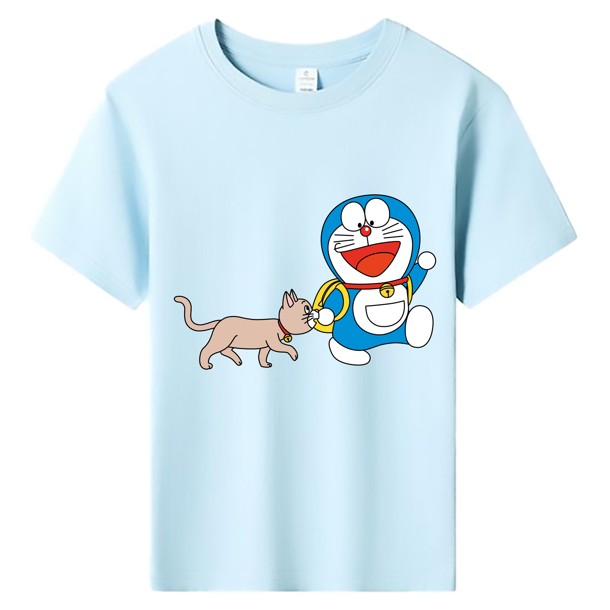 （画像用） ドラえもん Doraemon 綿100％キッズTシャツ（フロントプリント）